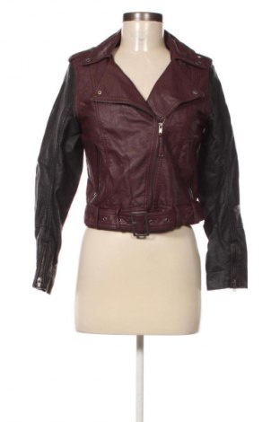 Damska kurtka skórzana H&M, Rozmiar S, Kolor Czerwony, Cena 190,99 zł