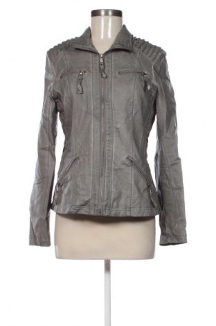 Damen Lederjacke Janina, Größe M, Farbe Grau, Preis € 40,99