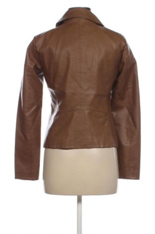 Geacă de piele pentru femei ONLY, Mărime M, Culoare Maro, Preț 139,99 Lei