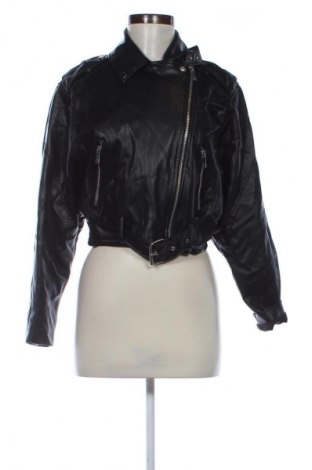 Damen Lederjacke Pimkie, Größe S, Farbe Schwarz, Preis 40,99 €