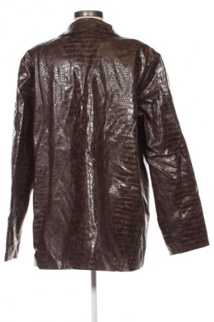 Geacă de piele pentru femei Pretty Little Thing, Mărime XL, Culoare Maro, Preț 316,99 Lei