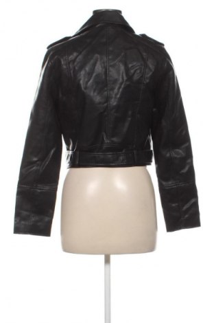 Női bőrdzseki Pull&Bear, Méret L, Szín Fekete, Ár 5 819 Ft