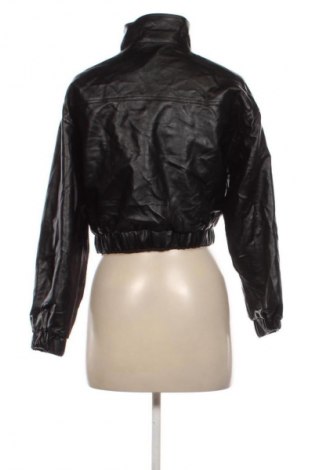 Damen Lederjacke SHEIN, Größe S, Farbe Schwarz, Preis 40,99 €