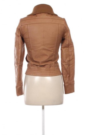 Geacă de piele pentru femei Unbranded, Mărime XS, Culoare Maro, Preț 332,99 Lei
