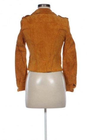 Damen Lederjacke Vero Moda, Größe S, Farbe Orange, Preis 142,99 €