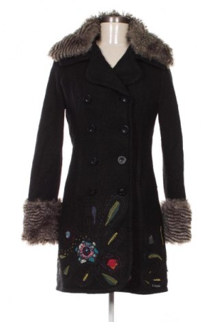 Damenmantel Desigual, Größe M, Farbe Schwarz, Preis 107,99 €