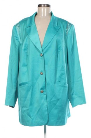Damski płaszcz M Collection, Rozmiar 3XL, Kolor Niebieski, Cena 190,99 zł