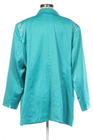 Damski płaszcz M Collection, Rozmiar 3XL, Kolor Niebieski, Cena 190,99 zł