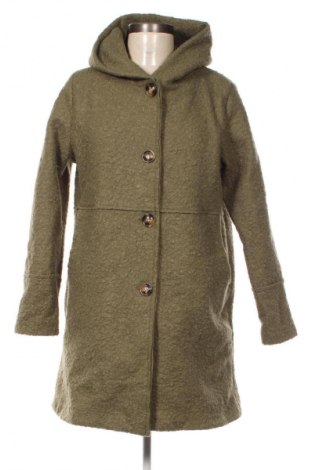 Damski płaszcz Pull&Bear, Rozmiar XS, Kolor Zielony, Cena 190,99 zł