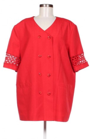 Γυναικείο σακάκι Unbranded, Μέγεθος 4XL, Χρώμα Κόκκινο, Τιμή 24,49 €