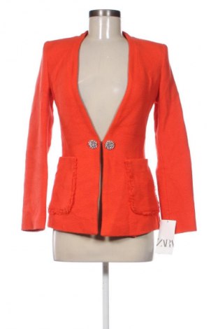 Sacou de femei Zara, Mărime XS, Culoare Portocaliu, Preț 367,99 Lei