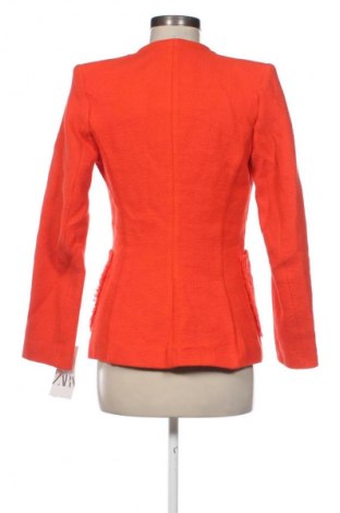 Sacou de femei Zara, Mărime XS, Culoare Portocaliu, Preț 367,99 Lei