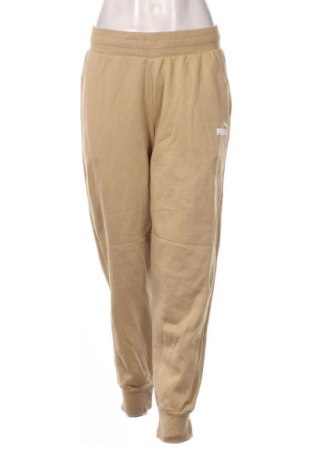 Pantaloni trening de femei PUMA, Mărime L, Culoare Bej, Preț 139,99 Lei