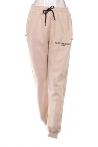 Pantaloni trening de femei Tommy Hilfiger, Mărime XXL, Culoare Ecru, Preț 278,99 Lei