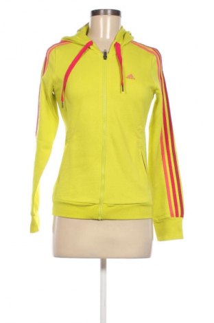 Γυναικεία αθλητική ζακέτα Adidas, Μέγεθος XS, Χρώμα Πράσινο, Τιμή 55,00 €