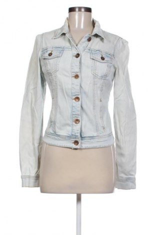 Geacă de femei Bershka, Mărime M, Culoare Albastru, Preț 103,03 Lei