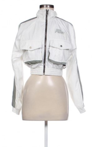 Geacă de femei Bershka, Mărime XS, Culoare Alb, Preț 211,89 Lei