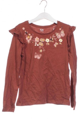 Dziecięca bluzka C&A, Rozmiar 7-8y/ 128-134 cm, Kolor Brązowy, Cena 26,97 zł