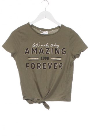 Dziecięca bluzka H&M, Rozmiar 12-13y/ 158-164 cm, Kolor Zielony, Cena 27,59 zł