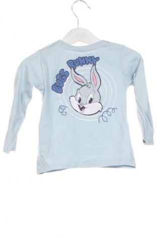 Dziecięca bluzka Looney Tunes, Rozmiar 12-18m/ 80-86 cm, Kolor Niebieski, Cena 27,59 zł
