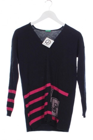 Pulover cu nasturi pentru copii United Colors Of Benetton, Mărime 14-15y/ 168-170 cm, Culoare Albastru, Preț 84,99 Lei