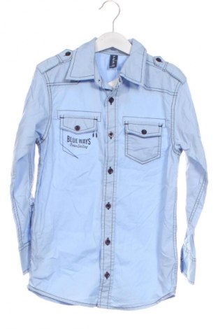 Παιδικό πουκάμισο Unbranded, Μέγεθος 7-8y/ 128-134 εκ., Χρώμα Μπλέ, Τιμή 5,56 €
