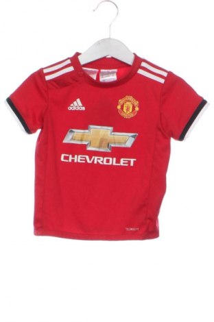 Детска тениска Adidas, Размер 9-12m/ 74-80 см, Цвят Червен, Цена 25,08 лв.
