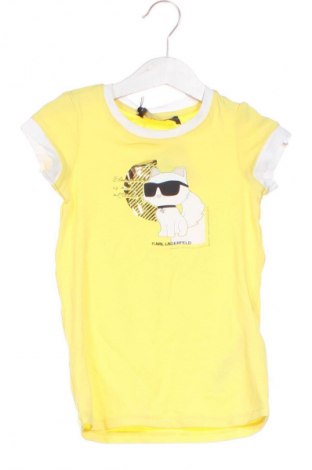 Tricou pentru copii Karl Lagerfeld, Mărime 12-18m/ 80-86 cm, Culoare Galben, Preț 234,99 Lei
