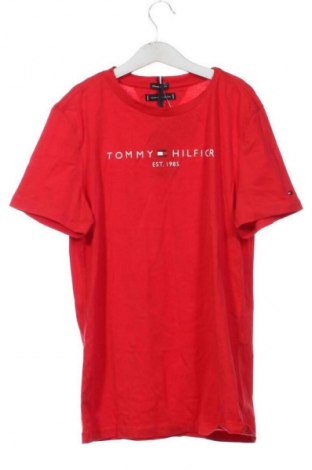 Dziecięcy T-shirt Tommy Hilfiger, Rozmiar 12-13y/ 158-164 cm, Kolor Czerwony, Cena 95,22 zł