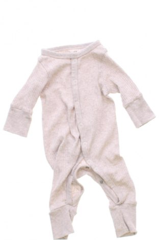 Salopetă pentru copii. H&M, Mărime 1-2m/ 50-56 cm, Culoare Bej, Preț 84,71 Lei