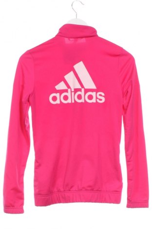 Детско спортно горнище Adidas, Размер 12-13y/ 158-164 см, Цвят Розов, Цена 34,00 лв.