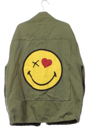 Dziecięca kurtka Smiley, Rozmiar 10-11y/ 146-152 cm, Kolor Zielony, Cena 73,56 zł