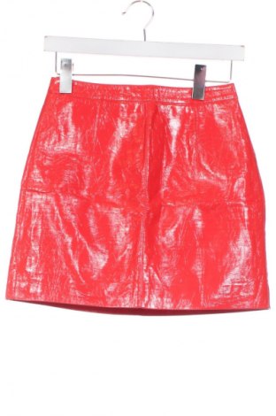Lederrock Miss Selfridge, Größe XS, Farbe Rot, Preis 12,79 €