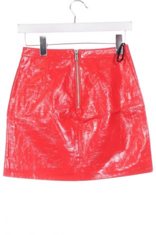 Lederrock Miss Selfridge, Größe XS, Farbe Rot, Preis 12,79 €