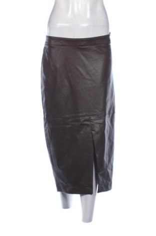 Fustă de piele WE, Mărime M, Culoare Maro, Preț 78,99 Lei