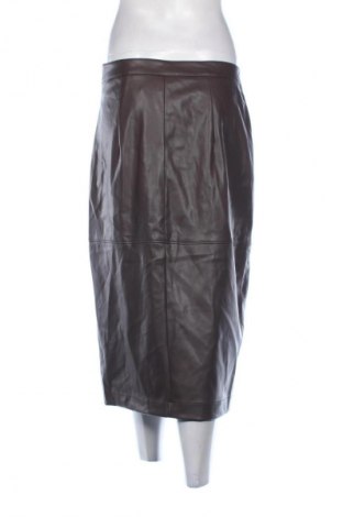 Fustă de piele WE, Mărime M, Culoare Maro, Preț 78,99 Lei