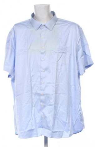 Ανδρικό πουκάμισο Dressmann, Μέγεθος 5XL, Χρώμα Μπλέ, Τιμή 21,99 €
