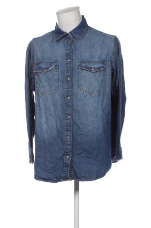 Мъжка риза H&M, Размер L, Цвят Син, Цена 46,99 лв.