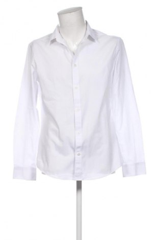 Ανδρικό πουκάμισο H&M, Μέγεθος L, Χρώμα Λευκό, Τιμή 14,00 €