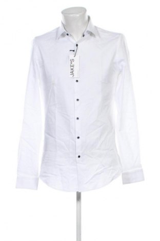 Herrenhemd Jake*s, Größe L, Farbe Weiß, Preis € 53,99