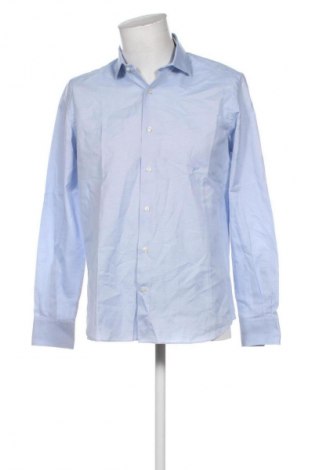Мъжка риза Massimo Dutti, Размер L, Цвят Син, Цена 54,74 лв.
