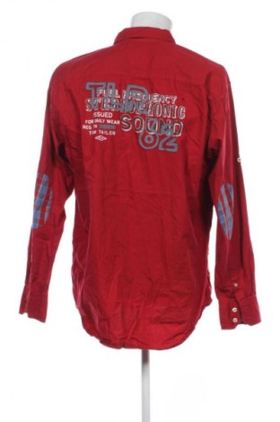 Herrenhemd Tom Tailor, Größe XL, Farbe Rot, Preis € 23,99