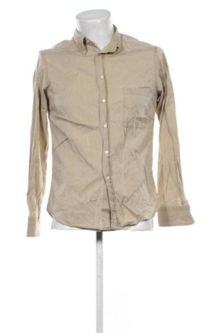 Herrenhemd Unbranded, Größe S, Farbe Beige, Preis 14,77 €
