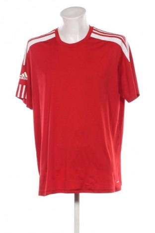 Ανδρικό t-shirt Adidas, Μέγεθος XXL, Χρώμα Κόκκινο, Τιμή 17,99 €