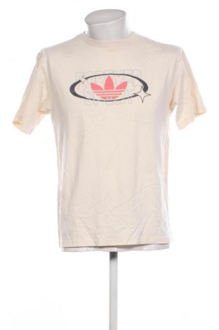 Herren T-Shirt Adidas Originals, Größe M, Farbe Ecru, Preis 18,99 €