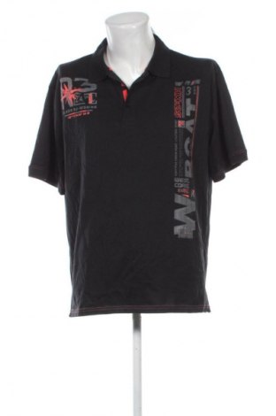 Ανδρικό t-shirt Atlas For Men, Μέγεθος XXL, Χρώμα Μαύρο, Τιμή 12,99 €