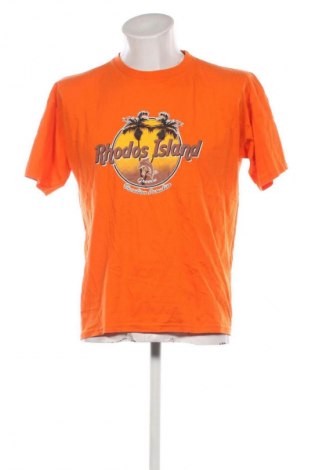 Herren T-Shirt Best Connections, Größe L, Farbe Orange, Preis € 10,00