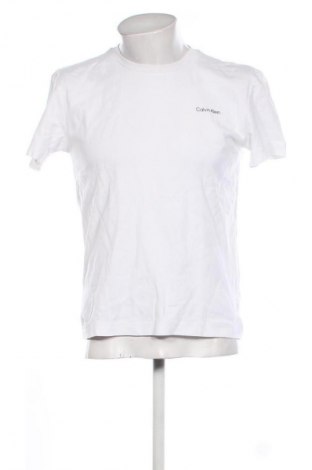 Męski T-shirt Calvin Klein, Rozmiar M, Kolor Biały, Cena 100,99 zł
