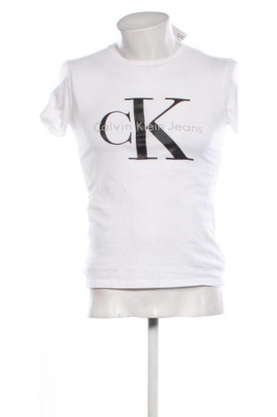 Tricou de bărbați Calvin Klein Jeans, Mărime S, Culoare Alb, Preț 89,00 Lei