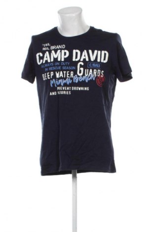 Pánské tričko  Camp David, Velikost L, Barva Modrá, Cena  439,00 Kč